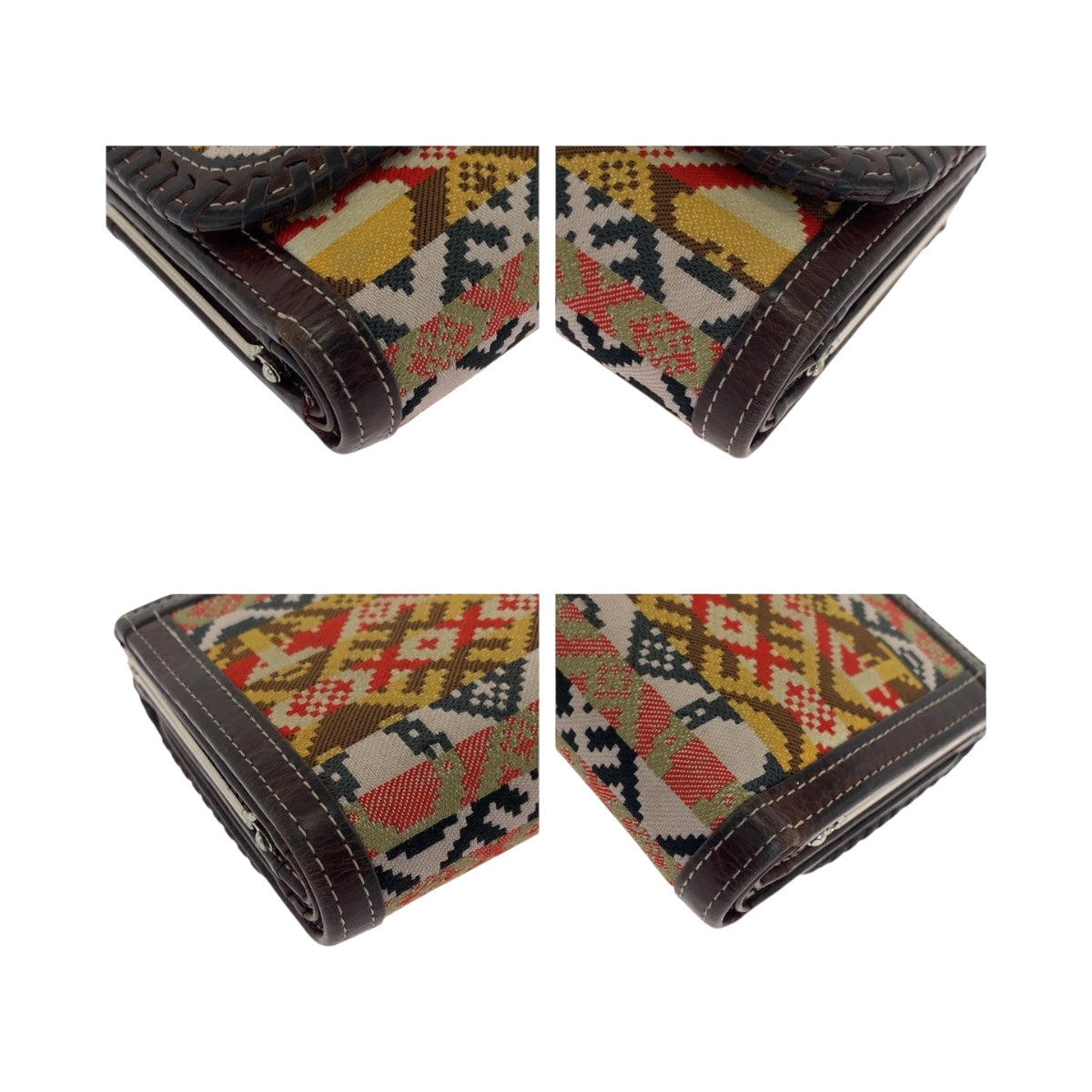 19679
Vivienne Westwood ヴィヴィアンウエストウッド 総柄 ブラウン マルチカラー シルバー金具 キャンバス 折財布 コンパクトウォレット  レディース ABP11