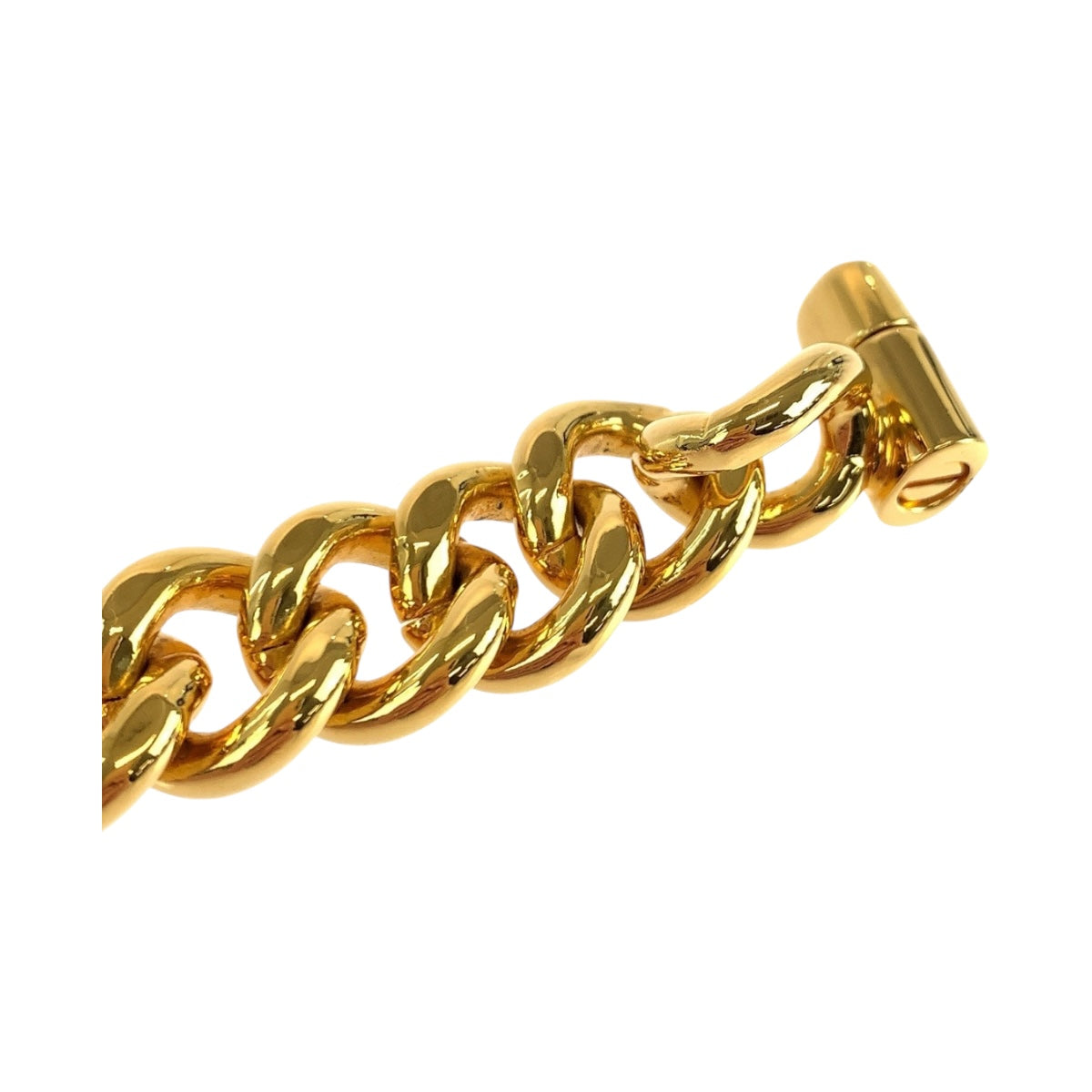 19684
CHANEL シャネル ヴィンテージ ココマーク ターンロック ゴールド メッキ ブレスレット 96P刻印  レディース SA150