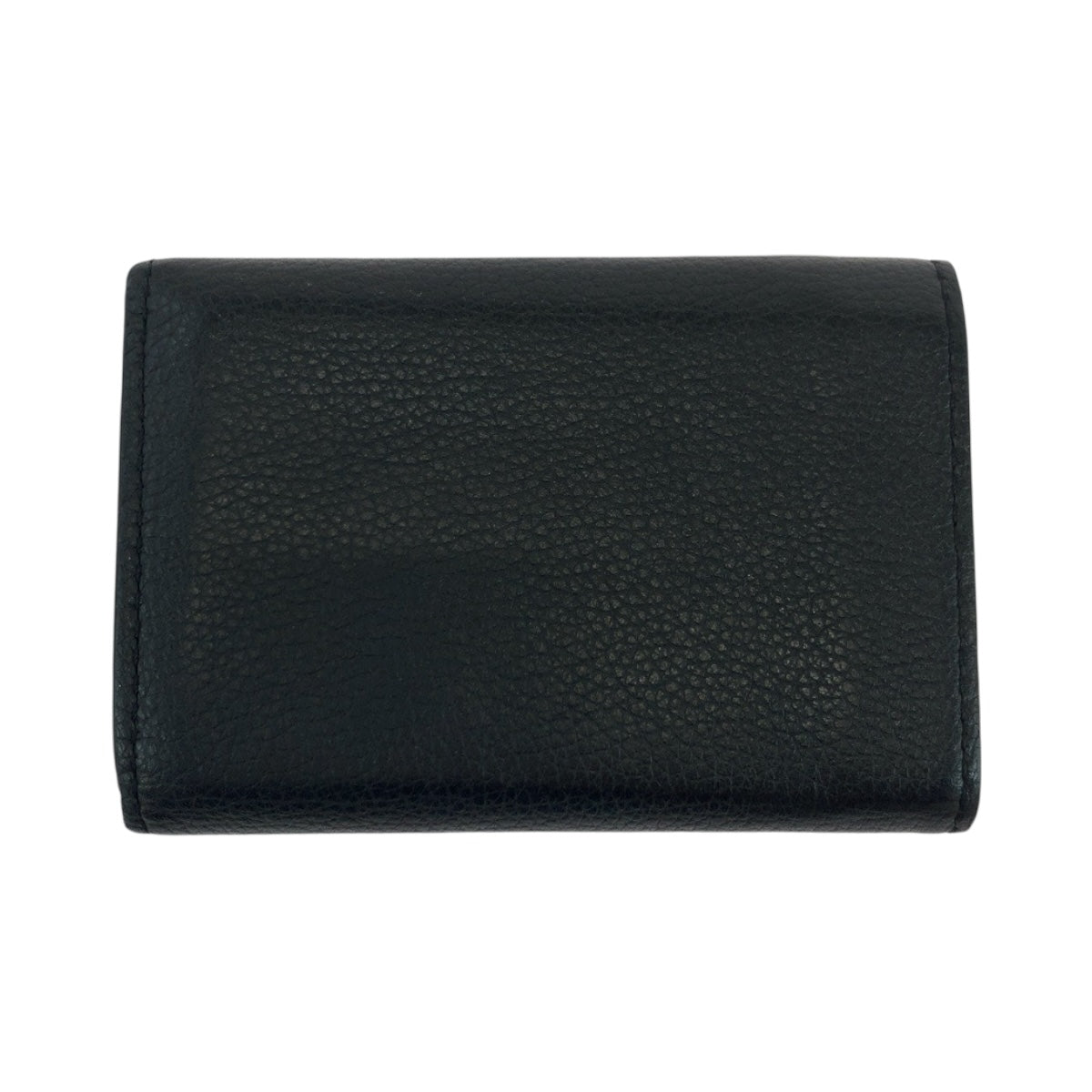 19689
LOUIS VUITTON ルイヴィトン ポルトフォイユ ロックミニ ブラック 黒 シルバー金具 レザー M63921 折財布 コンパクトウォレット  レディース ABP36