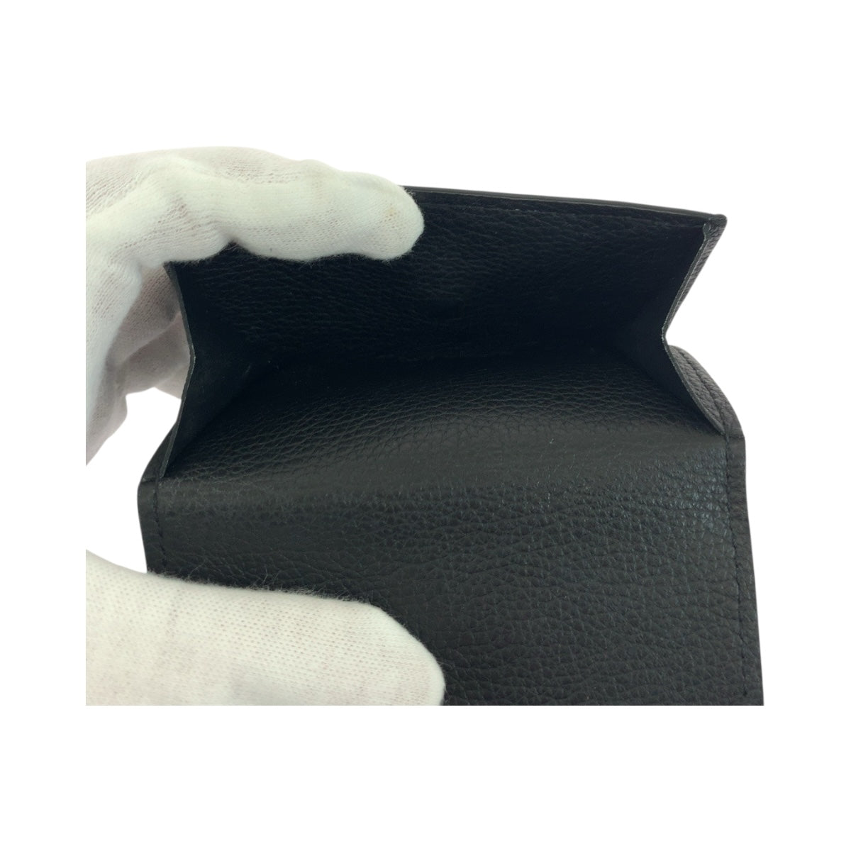19689
LOUIS VUITTON ルイヴィトン ポルトフォイユ ロックミニ ブラック 黒 シルバー金具 レザー M63921 折財布 コンパクトウォレット  レディース ABP36