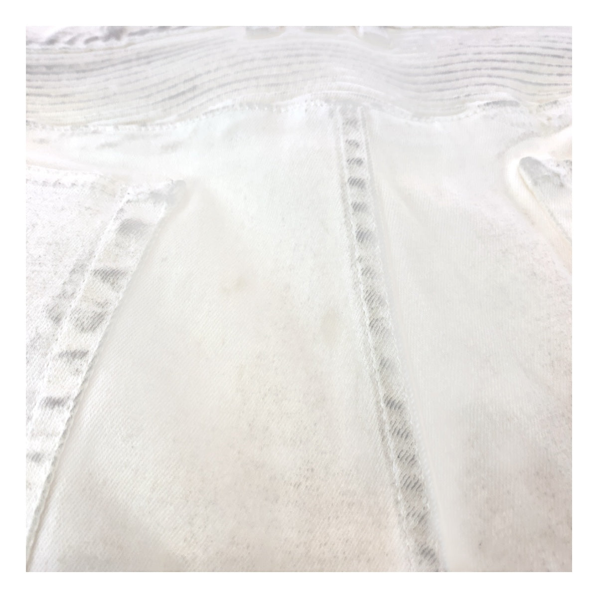 19696
BALMAIN バルマン サイズ33 ホワイト シルバー金具 コットン バイカーパンツ デニム メンズ A24