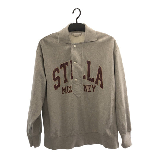 19700
Stella McCartney ステラマッカートニー プリントロゴ サイズS グレー レッド コットン ポロシャツ スウェットシャツ レディース A45