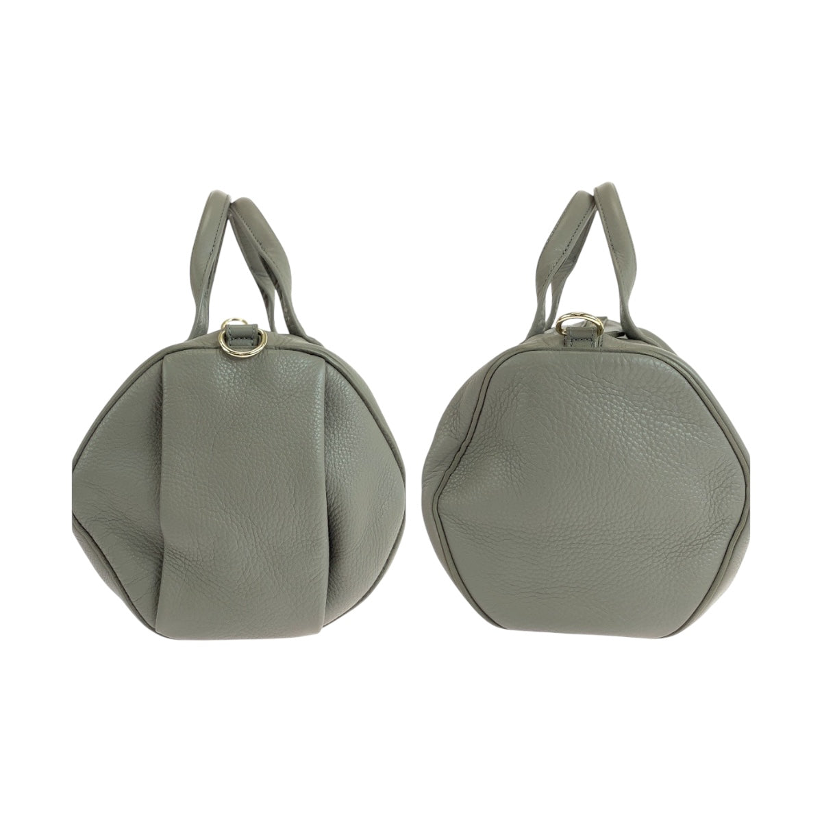 19702
Alexander Wang アレキサンダーワン ロッコ グレー シルバー金具 レザー ショルダーバッグ ハンドバッグ  レディース ABP15