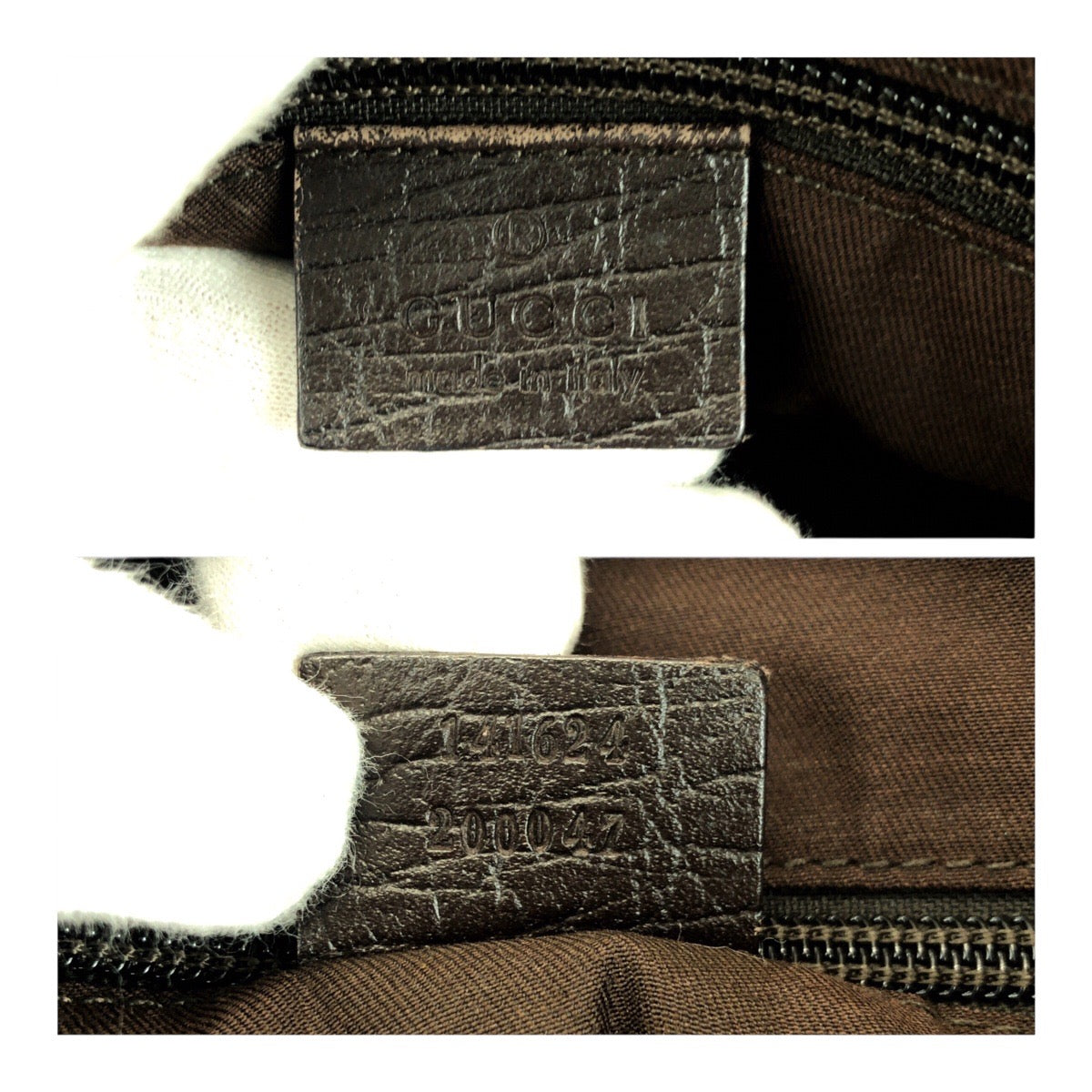 19710
GUCCI Beige Brown Silver Hardware GG Canvas / Leather 139552 Tote Bag Shoulder Bag Ladies ABP34