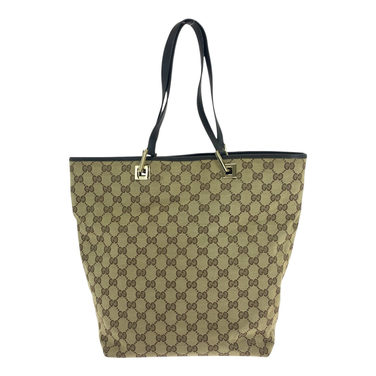 19722
GUCCI グッチ ベージュ ブラウン ゴールド金具 GGキャンバス 002 1098 トートバッグ ショルダーバッグ レディース ABP29