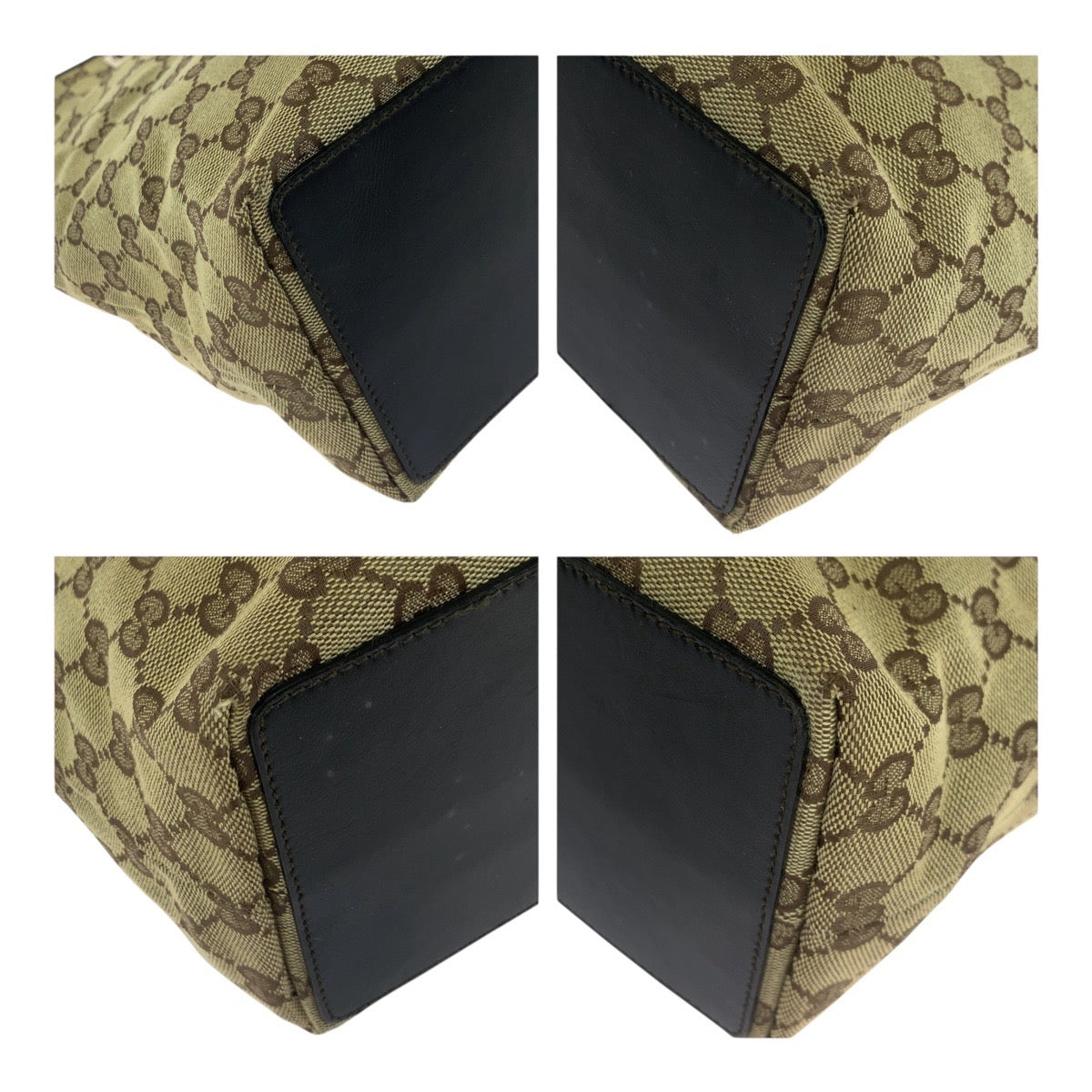 19722
GUCCI グッチ ベージュ ブラウン ゴールド金具 GGキャンバス 002 1098 トートバッグ ショルダーバッグ レディース ABP29