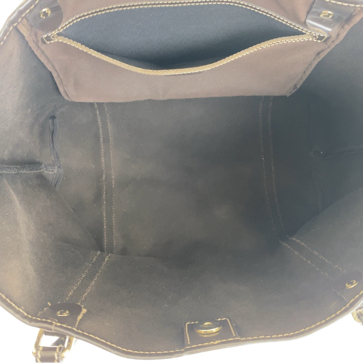 19724
GUCCI Beige Brown Gold Hardware GG Supreme Canvas 197953 Tote Bag Shoulder Bag Ladies AB31
