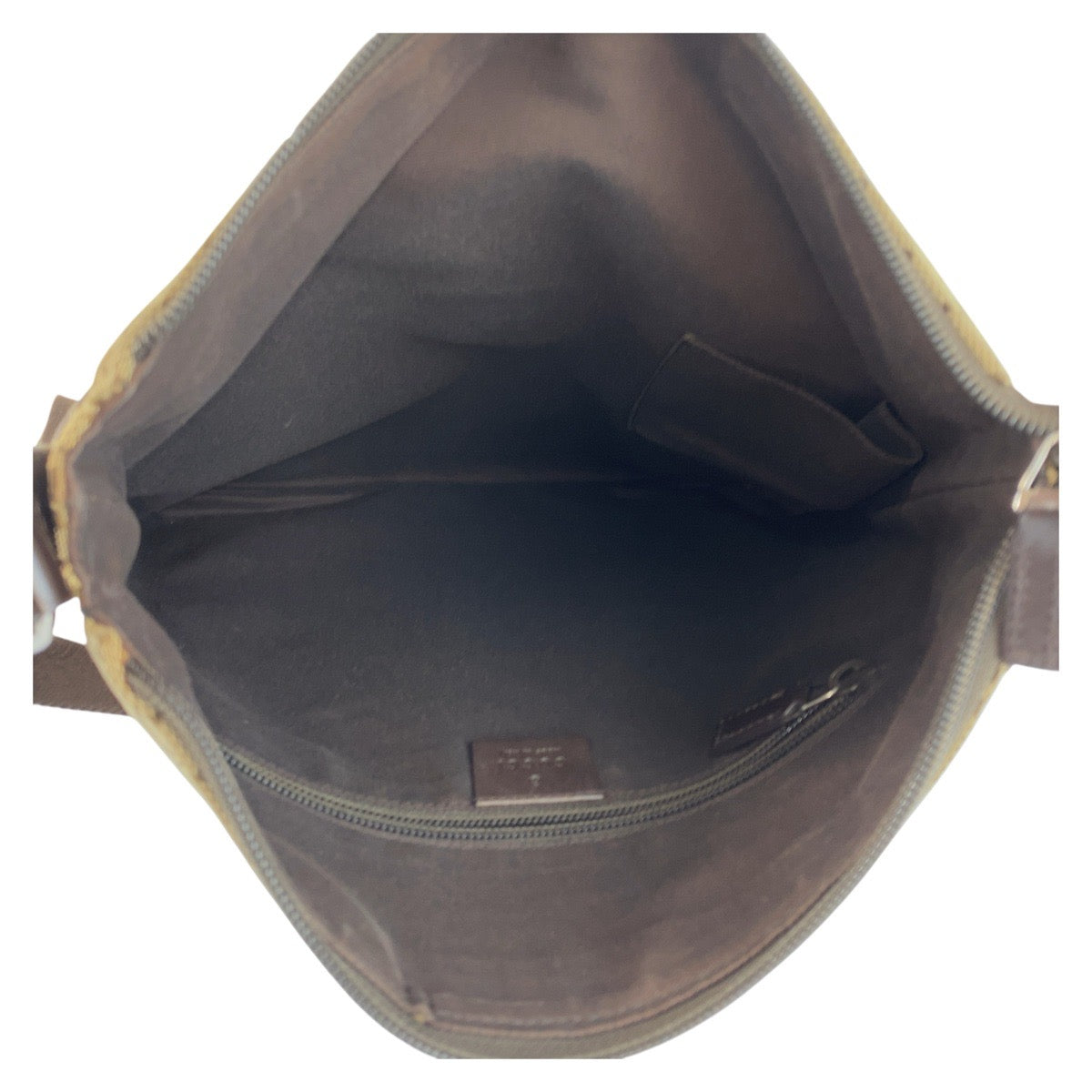 19727
GUCCI Beige Brown Silver Hardware GG Canvas / Leather 145857 Shoulder Bag Messenger Bag Ladies AB27