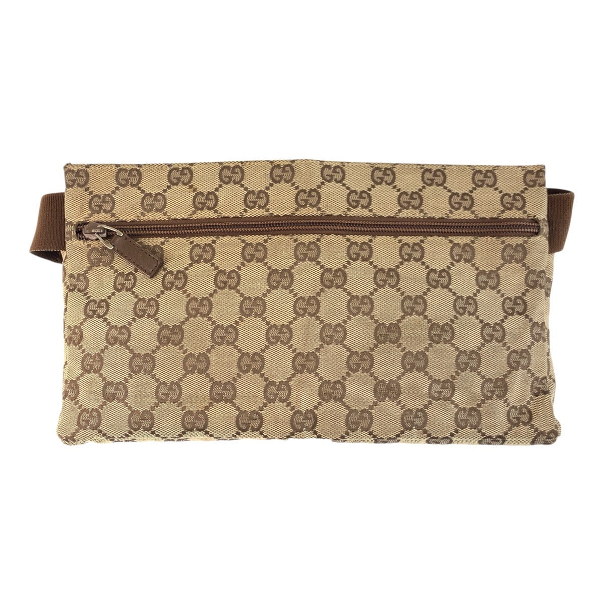19742
GUCCI グッチ ベージュ ブラウン GGキャンバス / レザー 28566 ボディバッグ ウエストポーチ 男女兼用  レディース AB34