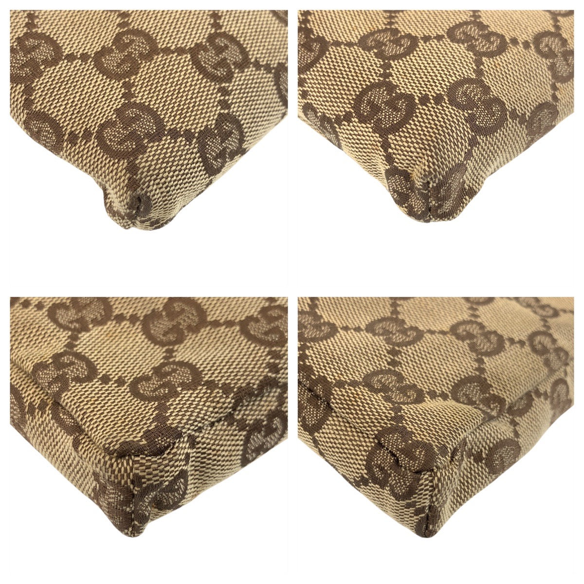19742
GUCCI グッチ ベージュ ブラウン GGキャンバス / レザー 28566 ボディバッグ ウエストポーチ 男女兼用  レディース AB34
