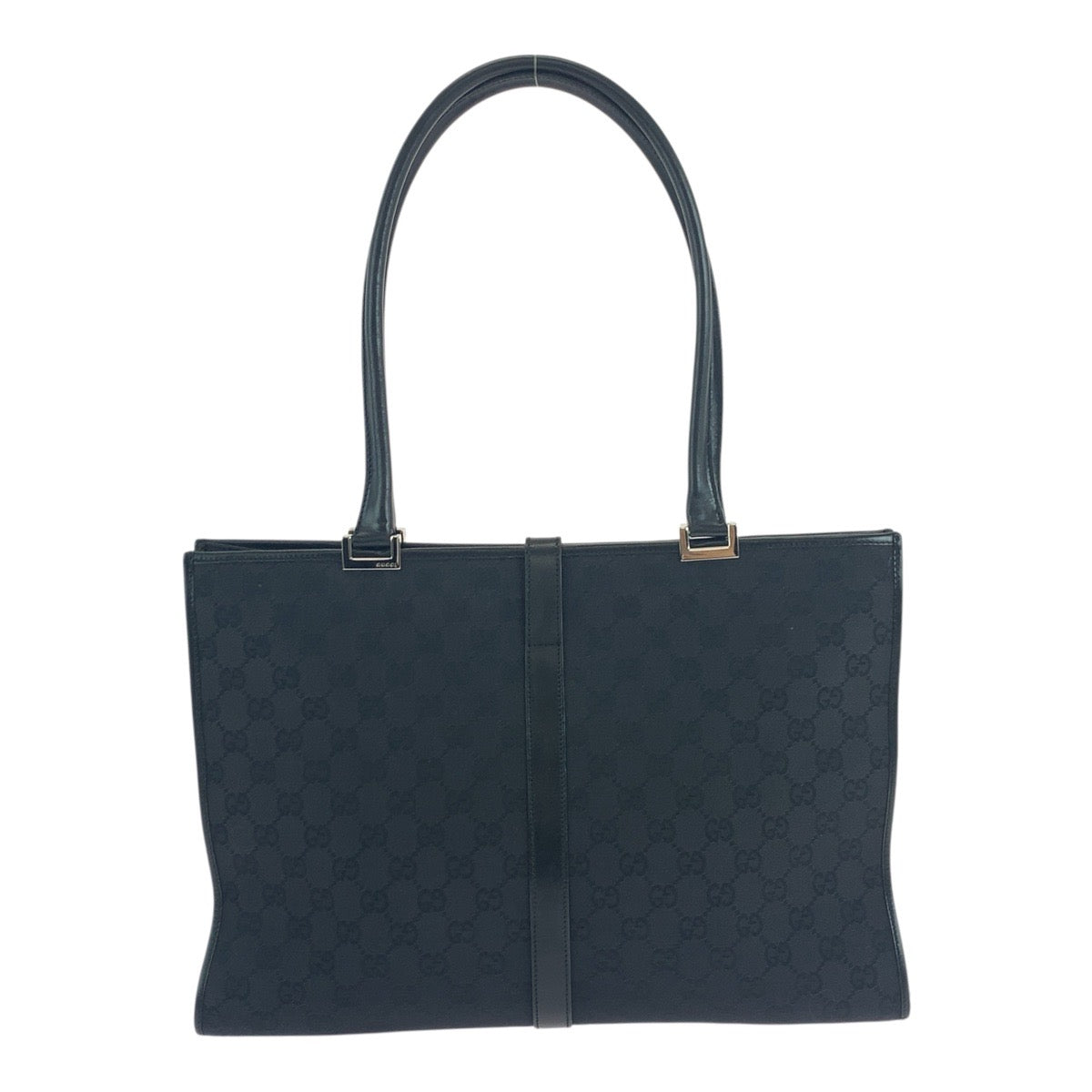 19744
GUCCI グッチ ジャッキー ブラック 黒 シルバー金具 GGキャンバス 002 1074 トートバッグ ショルダーバッグ レディース AB36