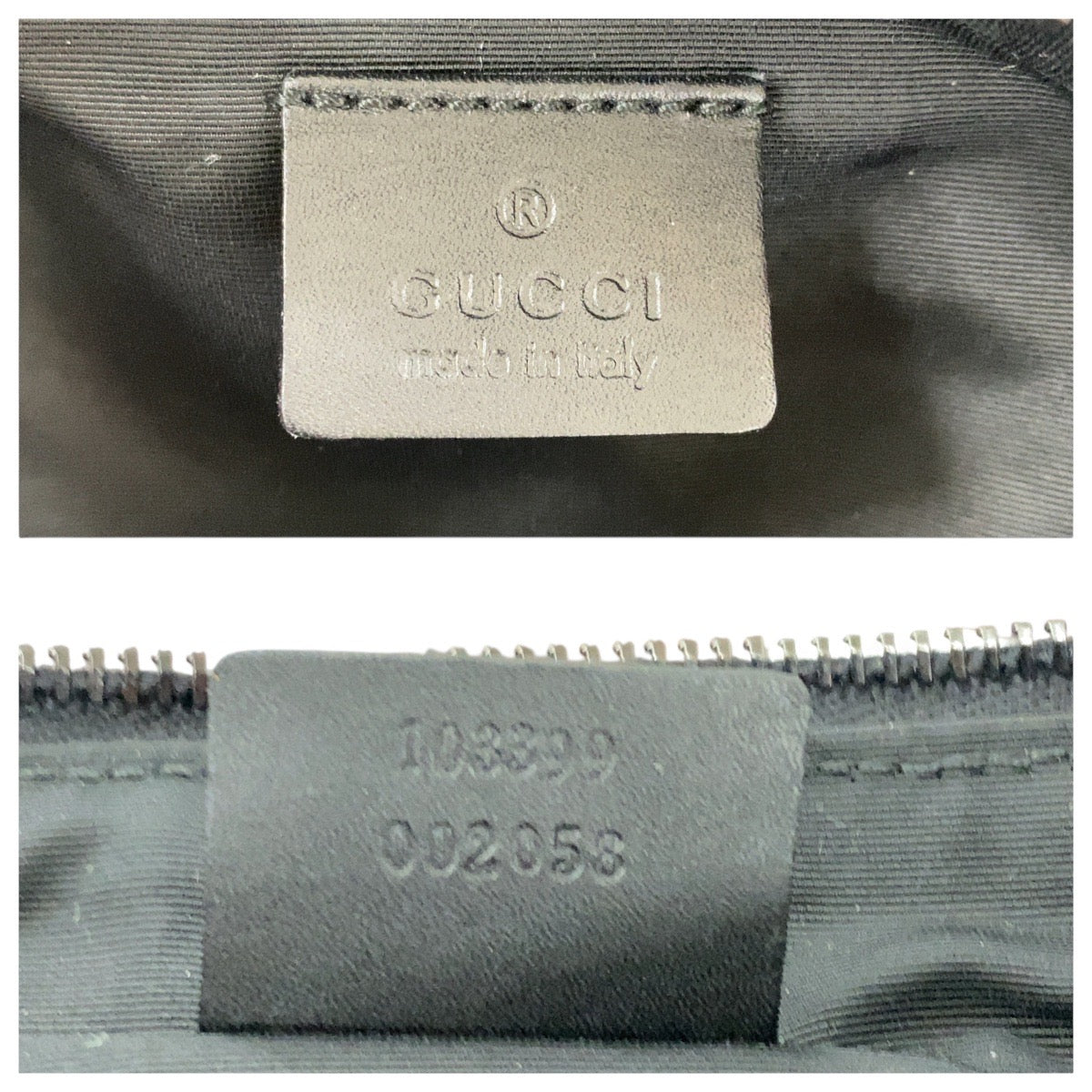 19745
GUCCI グッチ ブラック 黒  GGキャンバス 103399 ハンドバッグ アクセサリーポーチ  レディース A38