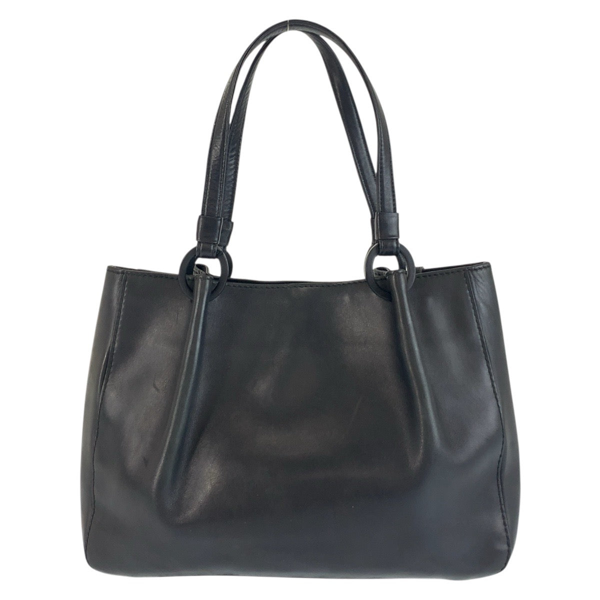 19750
GUCCI グッチ ブラック 黒 レザー 101919 トートバッグ ショルダーバッグ レディース AB27