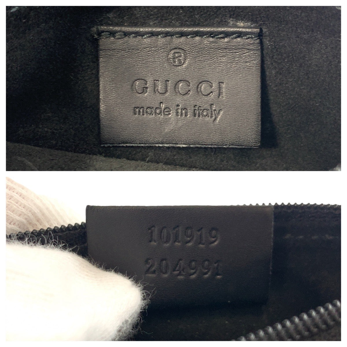 19750
GUCCI グッチ ブラック 黒 レザー 101919 トートバッグ ショルダーバッグ レディース AB27