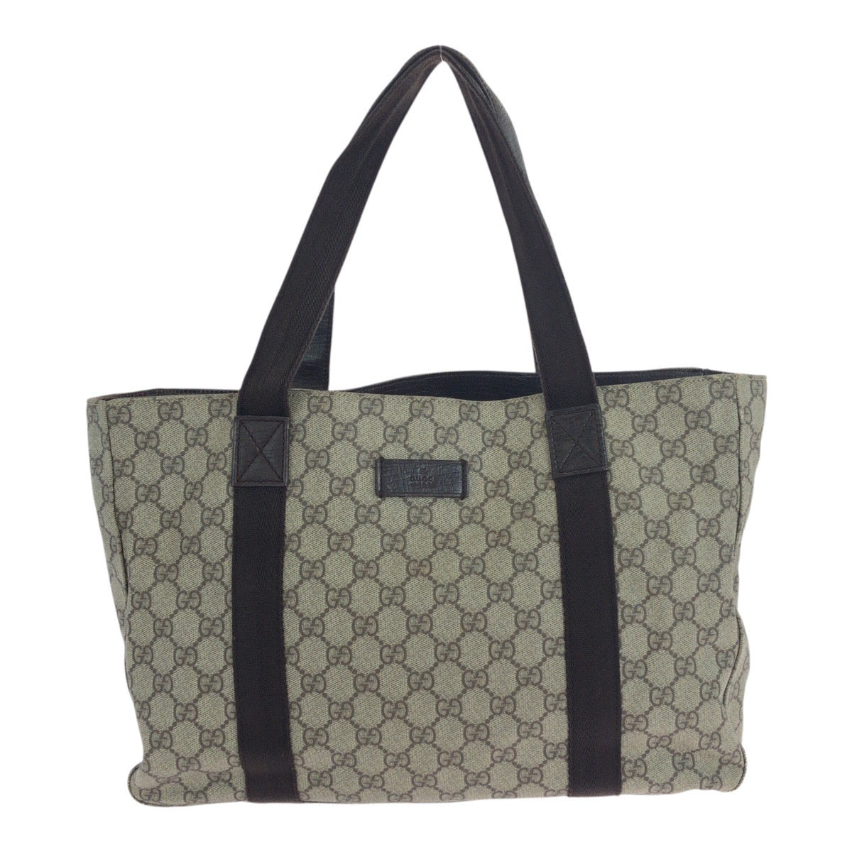 19757
GUCCI グッチ ベージュ ダークブラウン GGスプリームキャンバス 141624 トートバッグ ショルダーバッグ レディース AB25