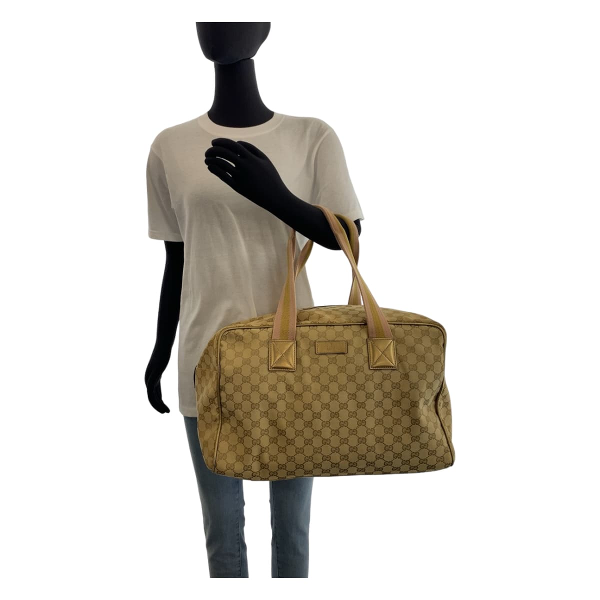 19775
GUCCI グッチ シェリーライン ベージュ マルチカラー GGキャンバス 153240 ボストンバッグ 男女兼用 メンズ ABP