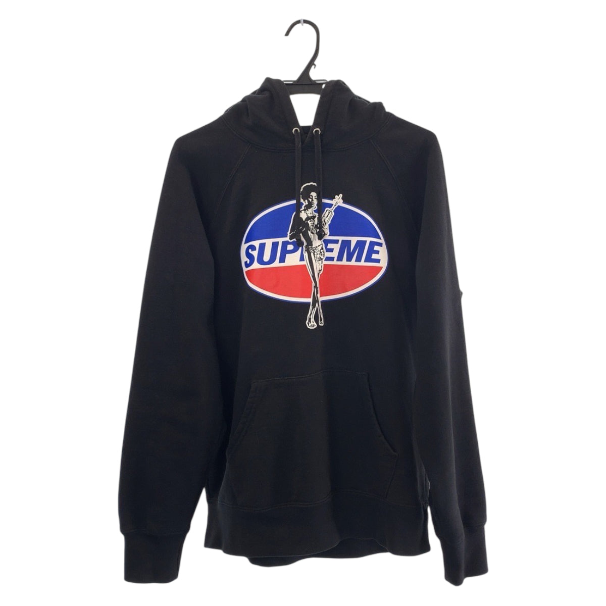 Supreme シュプリーム ヒステリックグラマー コラボ サイズM ブラック 黒 コットン パーカー フーディ  メンズ ABP
