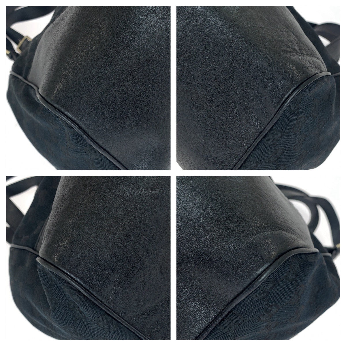 19783
GUCCI グッチ ブラック シルバー金具 GGキャンバス / レザー 223972 トートバッグ ショルダーバッグ レディース ABP