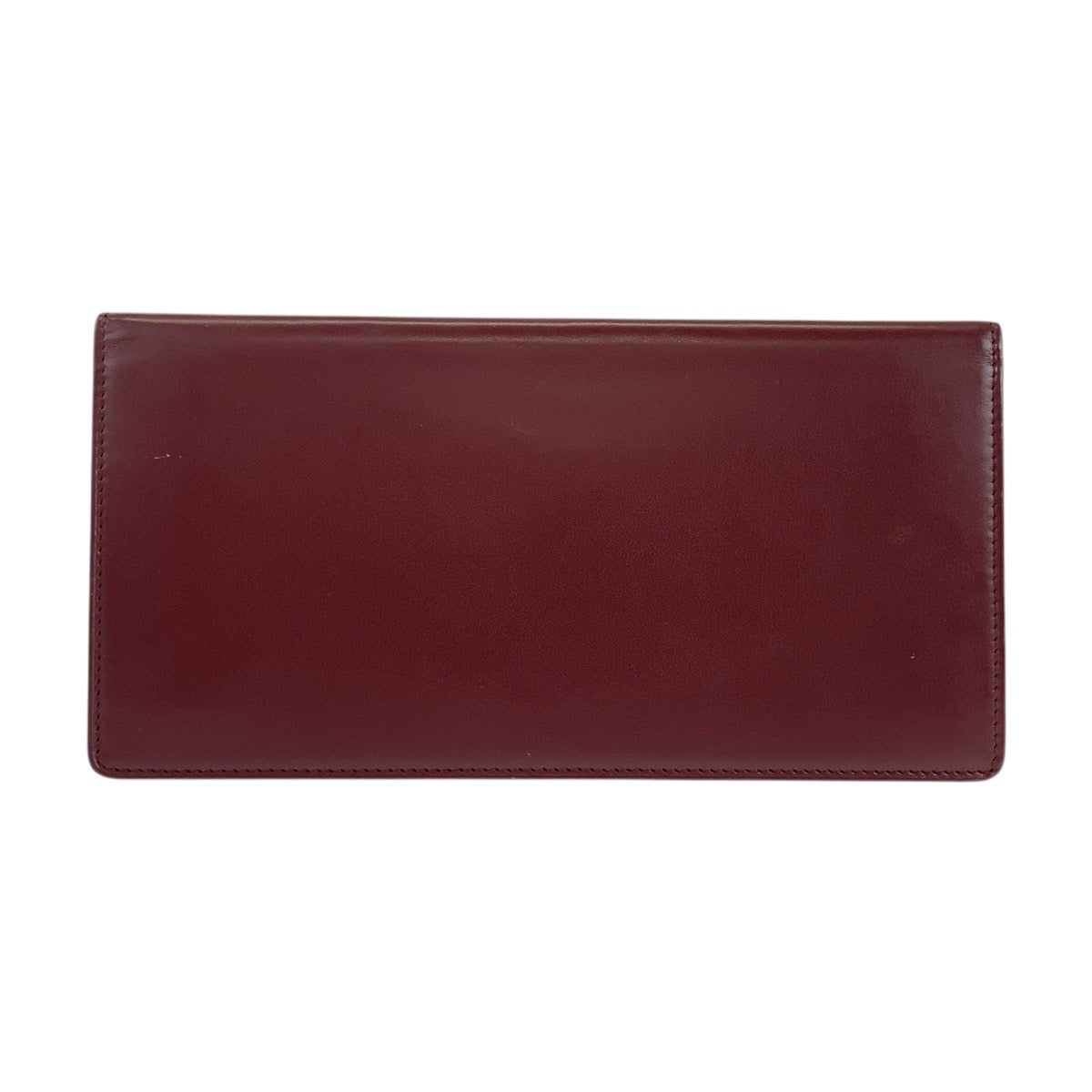 19787
CARTIER カルティエ マストライン ボルドー ゴールド金具 レザー 長財布 札入れ  メンズ ABP