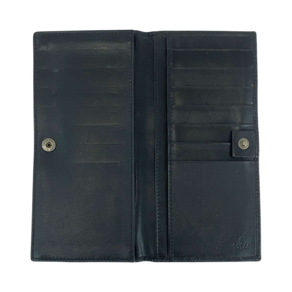 19789
GUCCI グッチ グッチシマ ブラック 黒 レザー 181715 長財布 札入れ メンズ ABP7