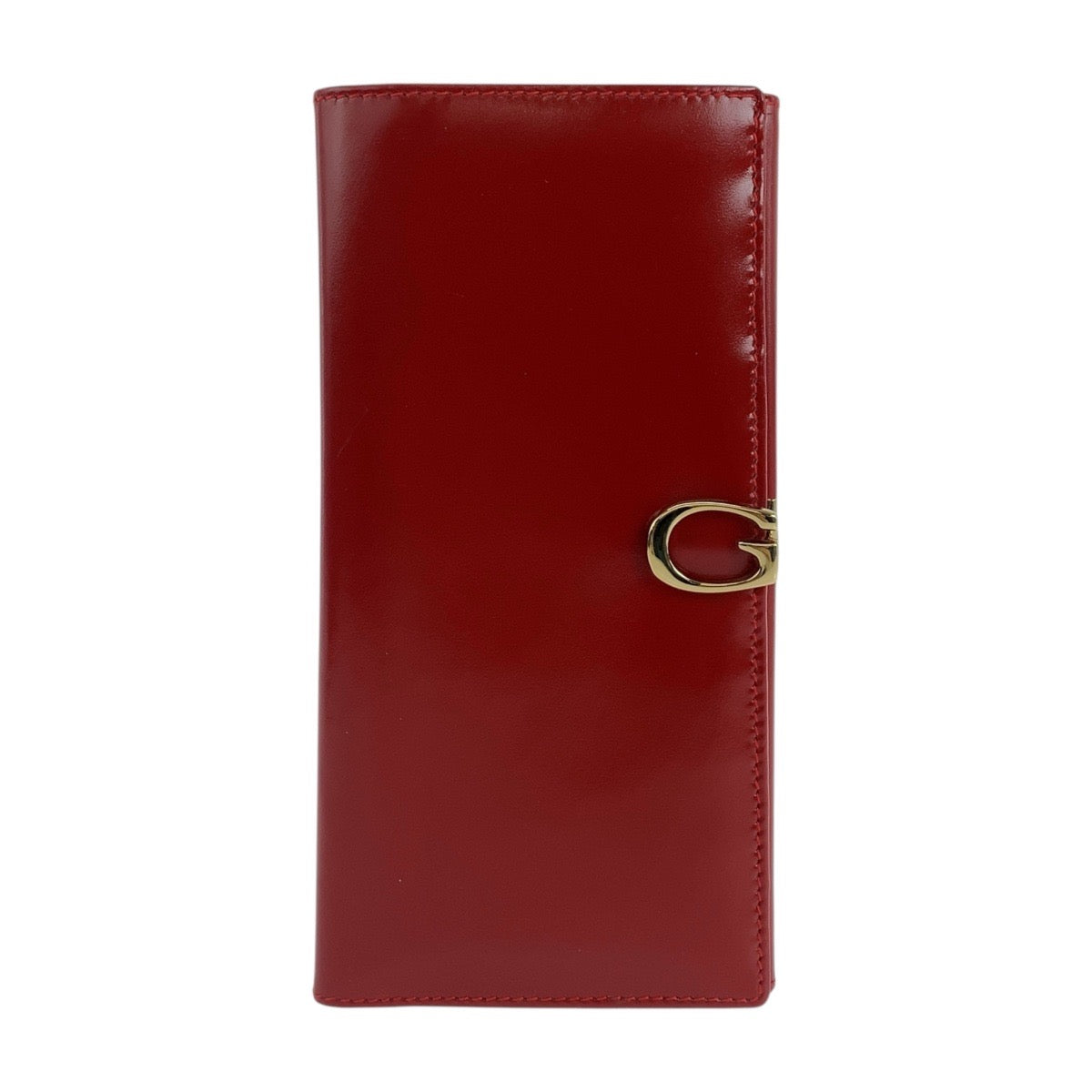 19791
GUCCI グッチ レッド ゴールド金具 レザー 035 3231 1840 0 長財布 ロングウォレット  レディース A