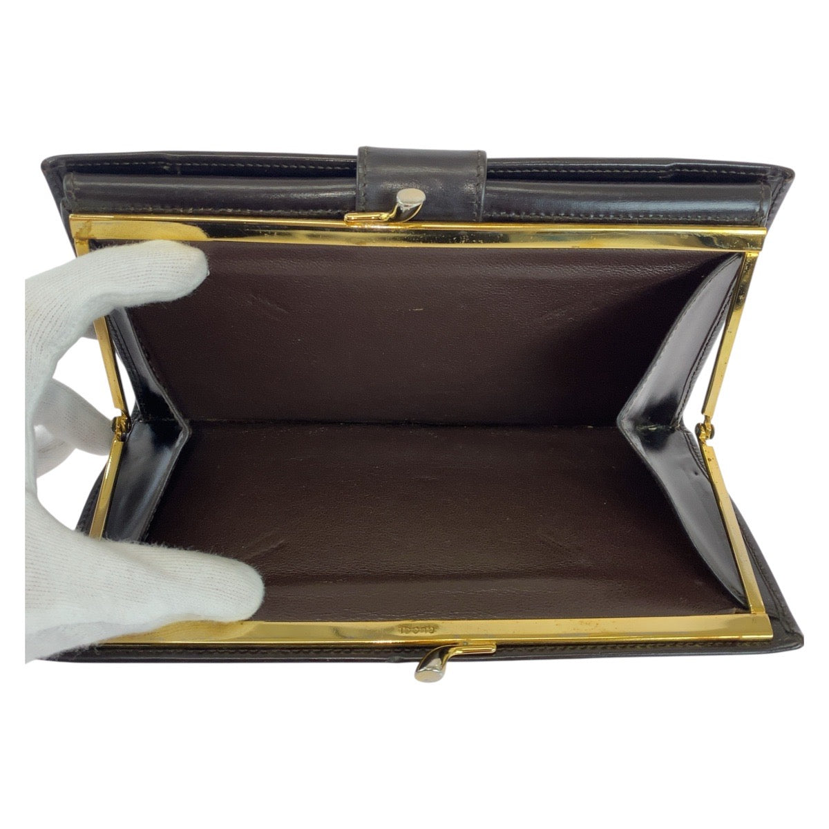 19792
GUCCI グッチ ヴィンテージ オールドグッチ ブラウン ゴールド金具 レザー 035 661 1837 0 ロングウォレット  レディース ABP