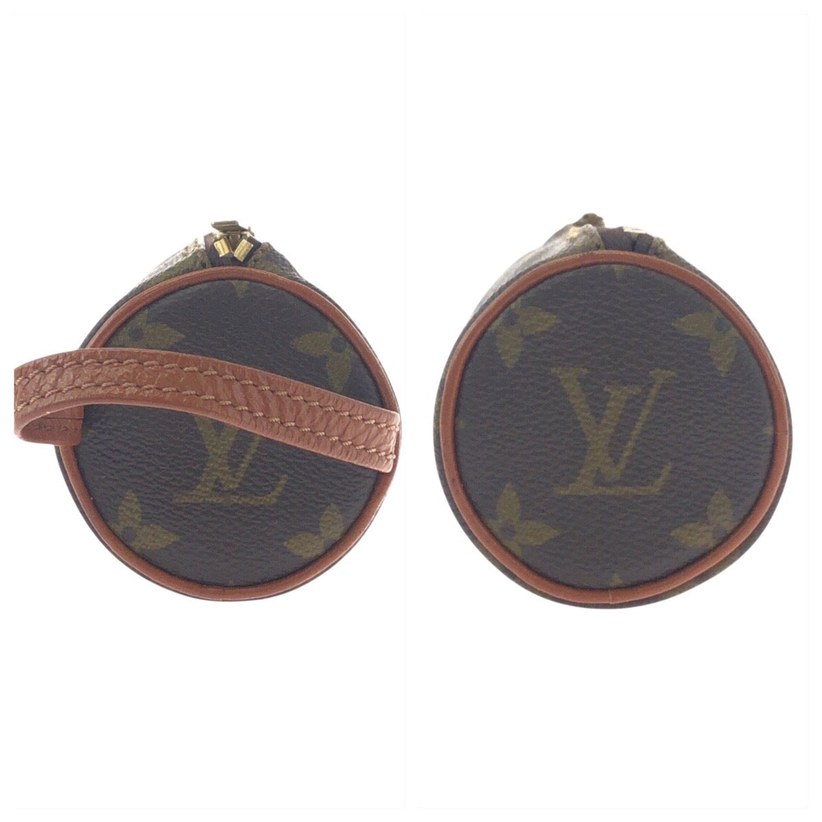 19795
LOUIS VUITTON ルイヴィトン モノグラム トゥルース・ロンド ブラウン 茶 ゴールド金具 レザー ポーチ ペンケース 男女兼用  レディース ABP