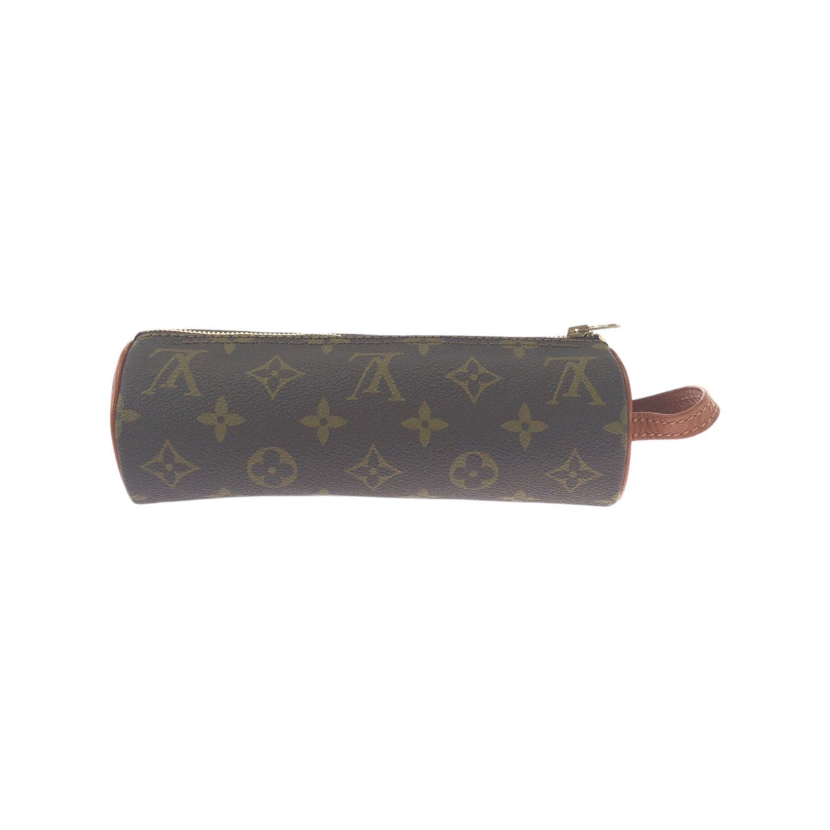 19795
LOUIS VUITTON ルイヴィトン モノグラム トゥルース・ロンド ブラウン 茶 ゴールド金具 レザー ポーチ ペンケース 男女兼用  レディース ABP