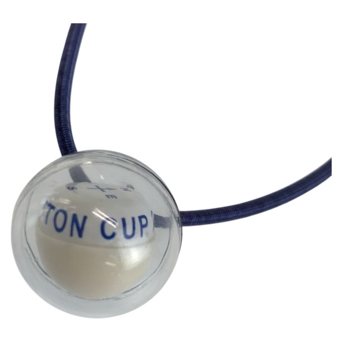 19797
LOUIS VUITTON ルイヴィトン ルイヴィトンカップ限定 2000 コンパス ブルー ホワイト ゴム チョーカー チャーム レディース AB4