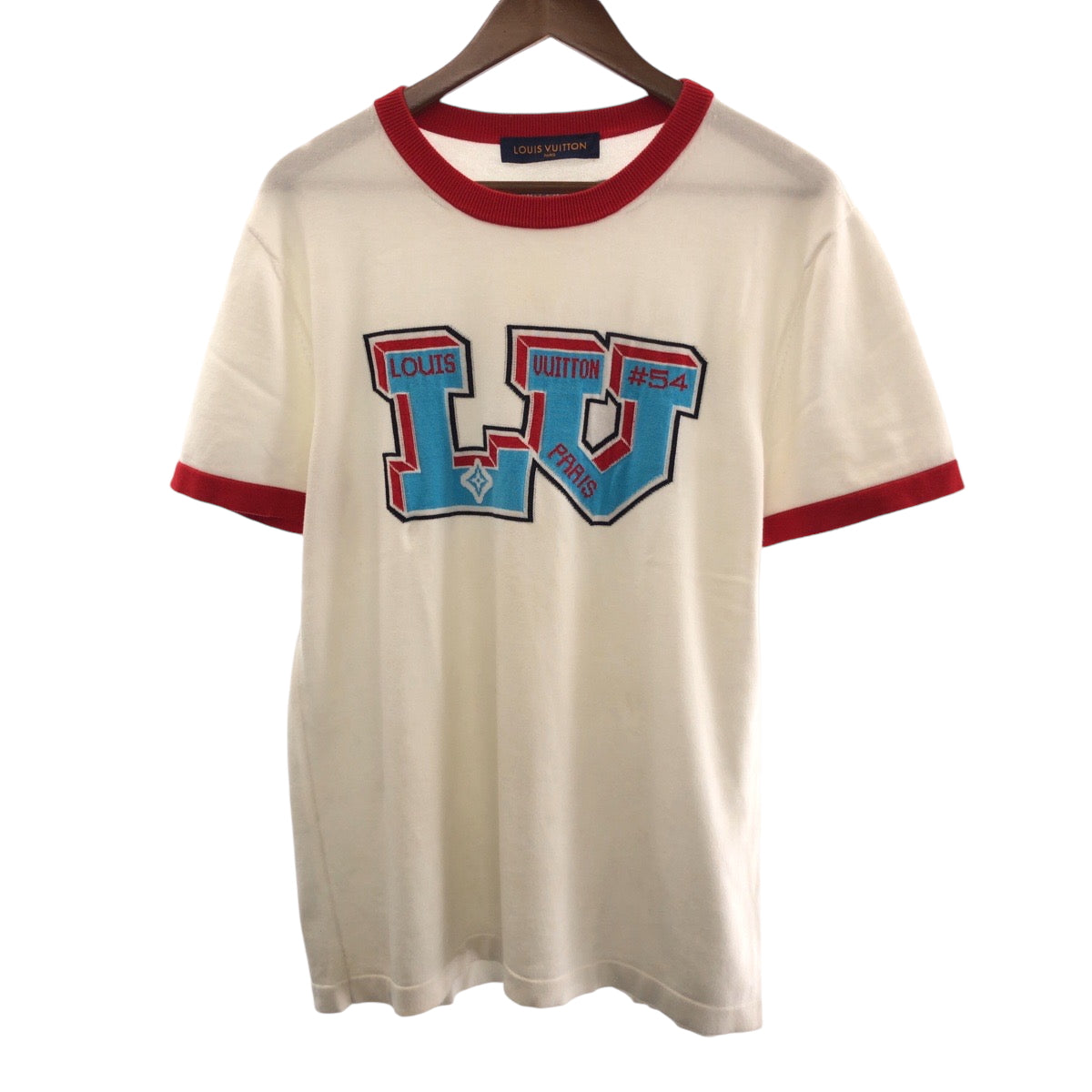 19804
LOUIS VUITTON ルイヴィトン インサイドアウト ホワイト マルチカラー コットン RM222 JS5 HNN70W 半袖Ｔシャツ カットソー メンズ A43