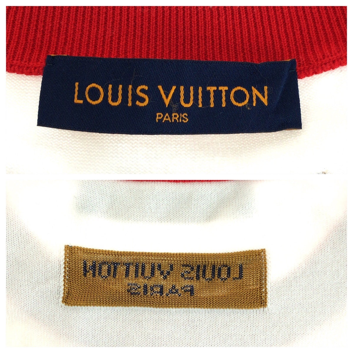 19804
LOUIS VUITTON ルイヴィトン インサイドアウト ホワイト マルチカラー コットン RM222 JS5 HNN70W 半袖Ｔシャツ カットソー メンズ A43