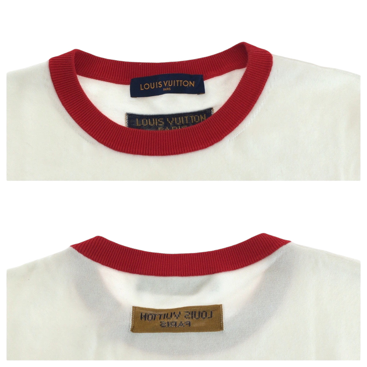 19804
LOUIS VUITTON ルイヴィトン インサイドアウト ホワイト マルチカラー コットン RM222 JS5 HNN70W 半袖Ｔシャツ カットソー メンズ A43