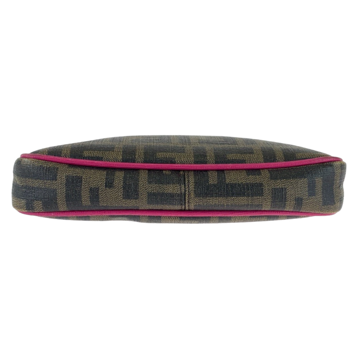 19810
FENDI フェンディ ズッカ柄 ブラウン ピンク ゴールド金具 レザー 8M0271 GRP チェーン ハンドバッグ アクセサリーポーチ  レディース ABP