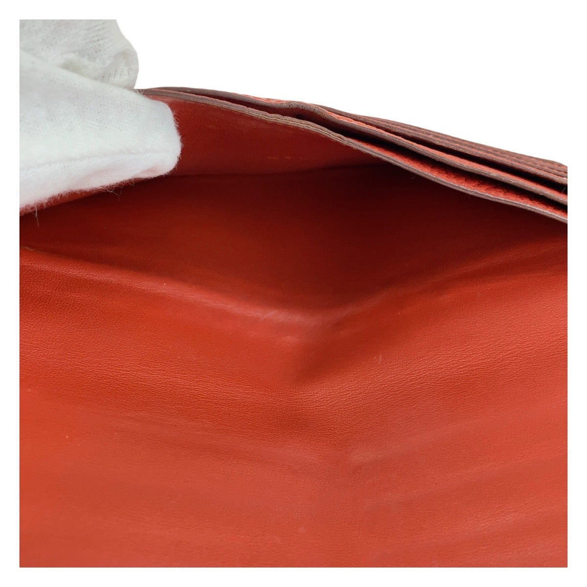 19822
HERMES エルメス ドゴンロング ルージュグレナ レッド シルバー金具 トゴ 長財布 ロングウォレット 男女兼用 R刻印 レディース AB38