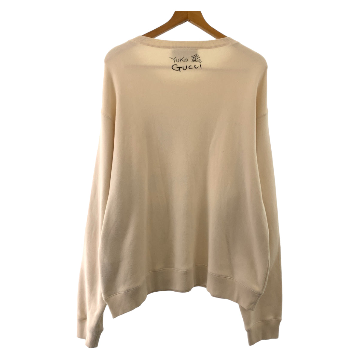 19823
GUCCI グッチ 日本限定 ヒグチユウココラボ サイズM アイボリー ブラック コットン 626990 XJDTI トレーナー スウェットシャツ カットソー 男女兼用 レディース AB50