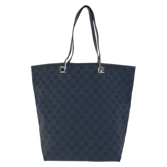 GUCCI グッチ ブラック 黒 シルバー金具 GGキャンバス / レザー 31243 トートバッグ ショルダーバッグ レディース ABP