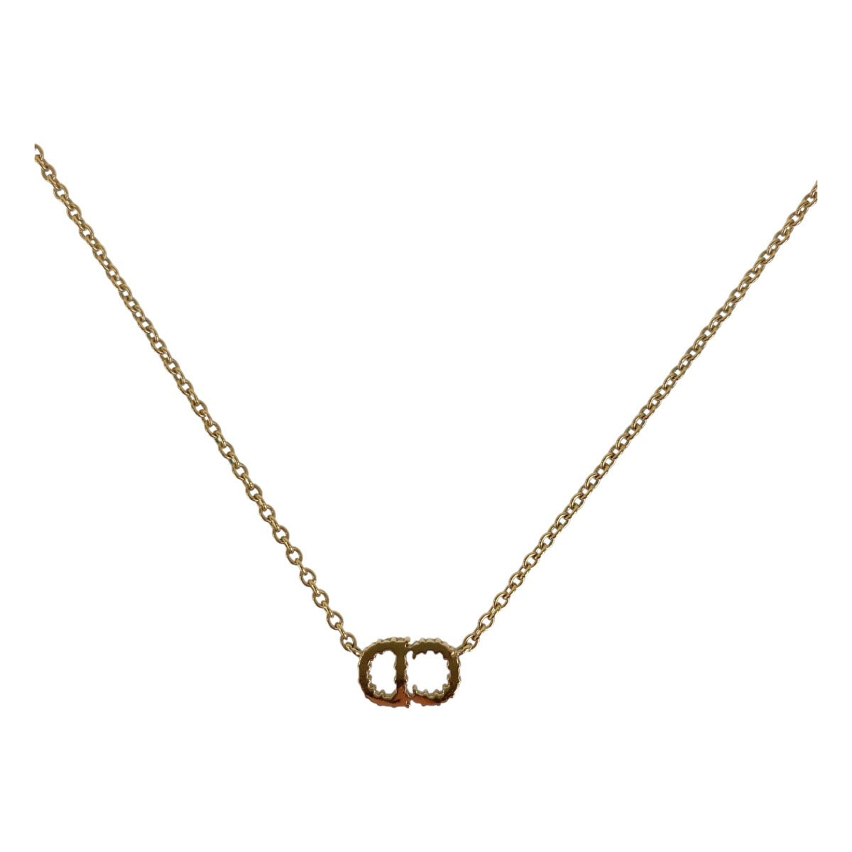 19835
Dior ディオール クレール ディー リュヌ ゴールド メタル / ラインストーン ネックレス  レディース A