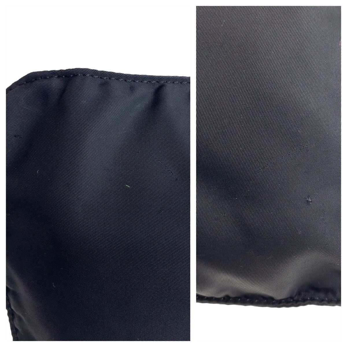 19847
PRADA プラダ テスート 三角ロゴプレート ブラック シルバー金具 ナイロン 斜め掛け ショルダーバッグ メッセンジャーバッグ  メンズ ABP