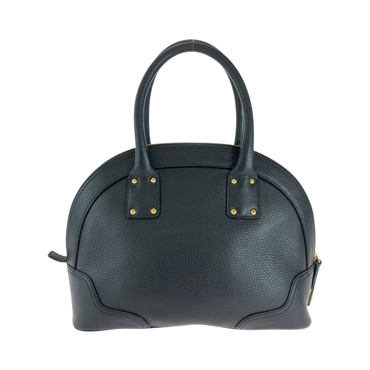 MCM エム シー エム ロゴ ブラック 黒 ゴールド金具 レザー ハンドバッグ トートバッグ  レディース ABP