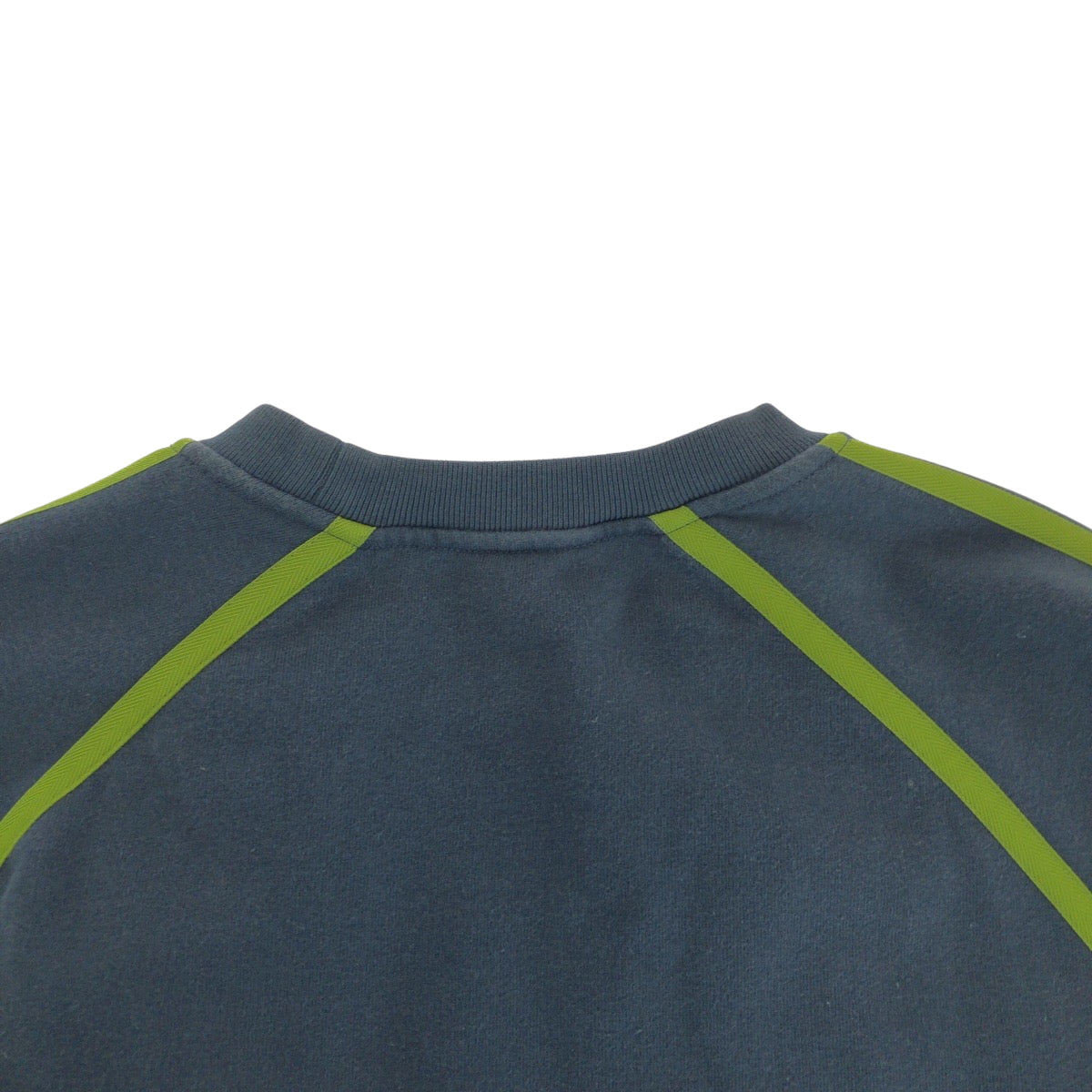 19860
HERMES エルメス ゴスコロレ サイズM ダークグリーン ライトグリーン コットン スウェットシャツ トレーナー メンズ AB35