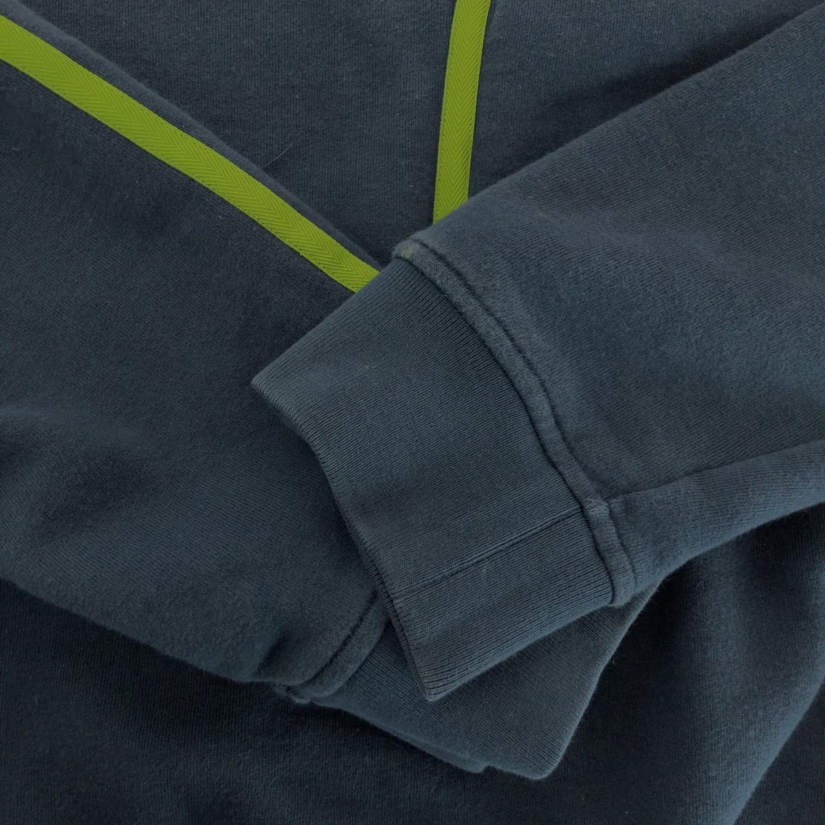 19860
HERMES エルメス ゴスコロレ サイズM ダークグリーン ライトグリーン コットン スウェットシャツ トレーナー メンズ AB35