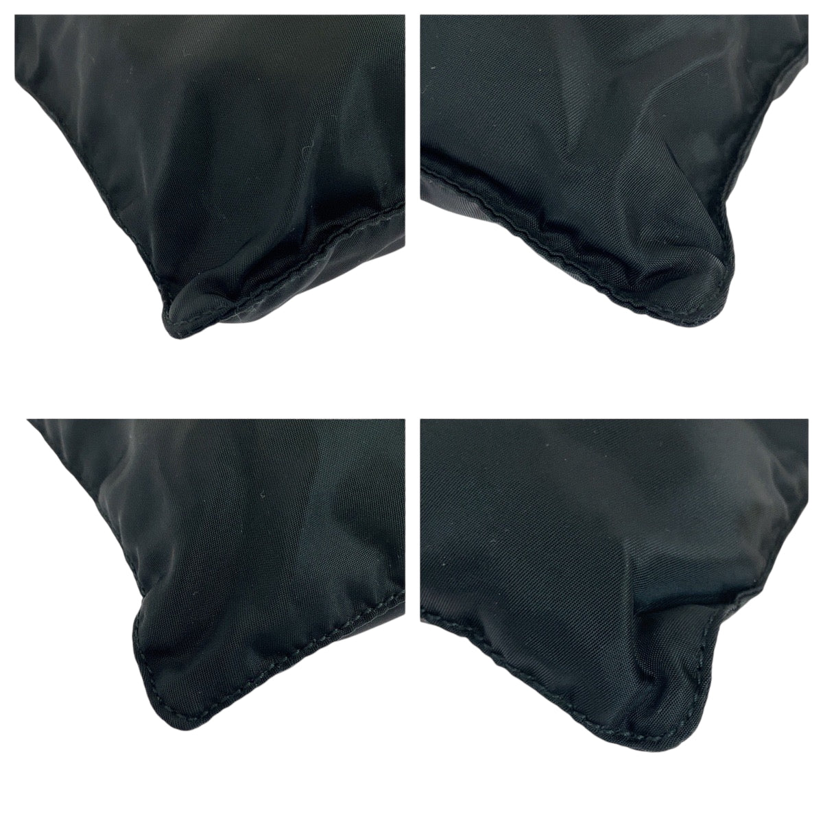 PRADA プラダ テスート 三角ロゴプレート ブラック 黒 シルバー金具 ナイロン ショルダーバッグ サコッシュ 男女兼用  メンズ ABP