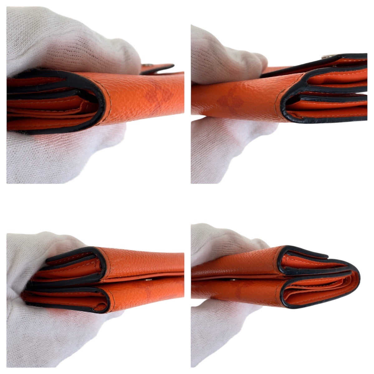 19865
LOUIS VUITTON ルイヴィトン タイガラマ モノグラム ディスカバリー コンパクトウォレット ボルケーノオレンジ シルバー金具 レザー M69245 折財布 コンパクトウォレット レディース AB28