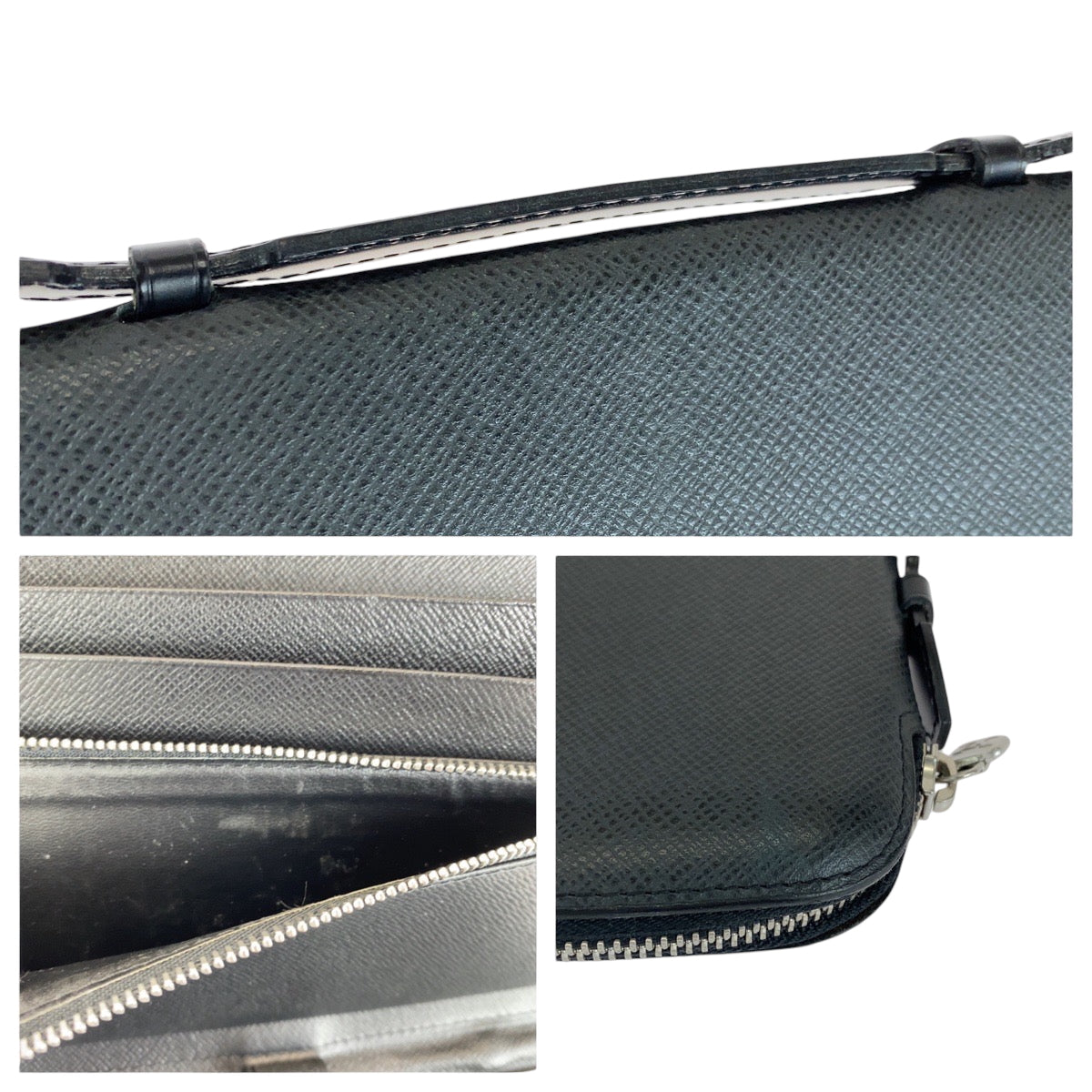 19866
LOUIS VUITTON ルイヴィトン タイガ オーガナイザー アトール ブラック 黒 シルバー金具 タイガ M30652 長財布 ロングウォレット メンズ A35