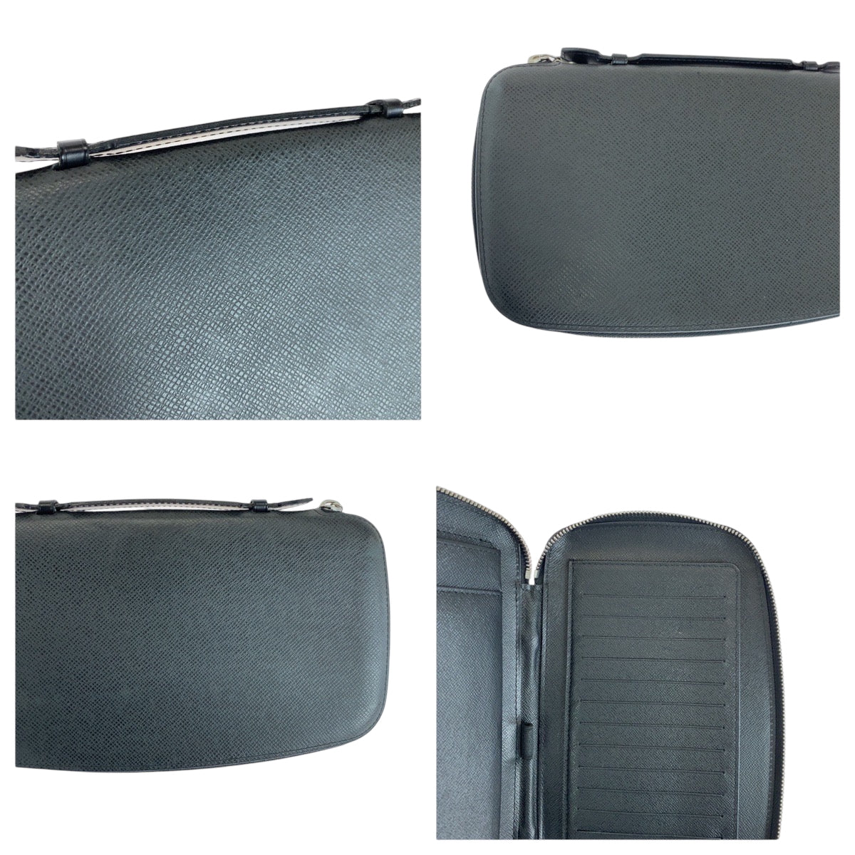 19866
LOUIS VUITTON ルイヴィトン タイガ オーガナイザー アトール ブラック 黒 シルバー金具 タイガ M30652 長財布 ロングウォレット メンズ A35