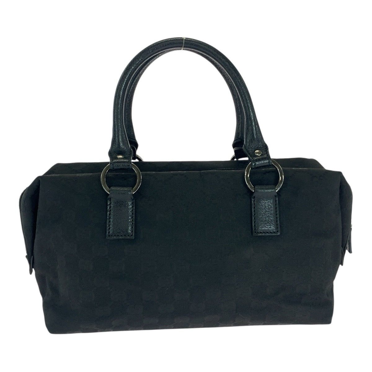 19881
GUCCI グッチ ブラック 黒 シルバー金具 GGキャンバス 113009 ハンドバッグ レディース ABP34