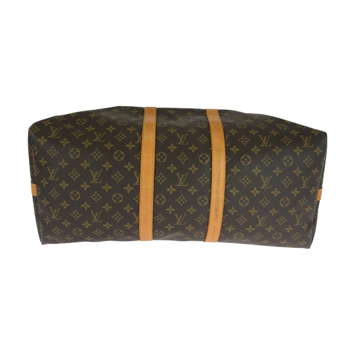 19893
LOUIS VUITTON ルイヴィトン モノグラム キーポル バンドリエール 55 ブラウン ゴールド金具 PVC M41414 ボストンバッグ ショルダーバッグ メンズ AB75