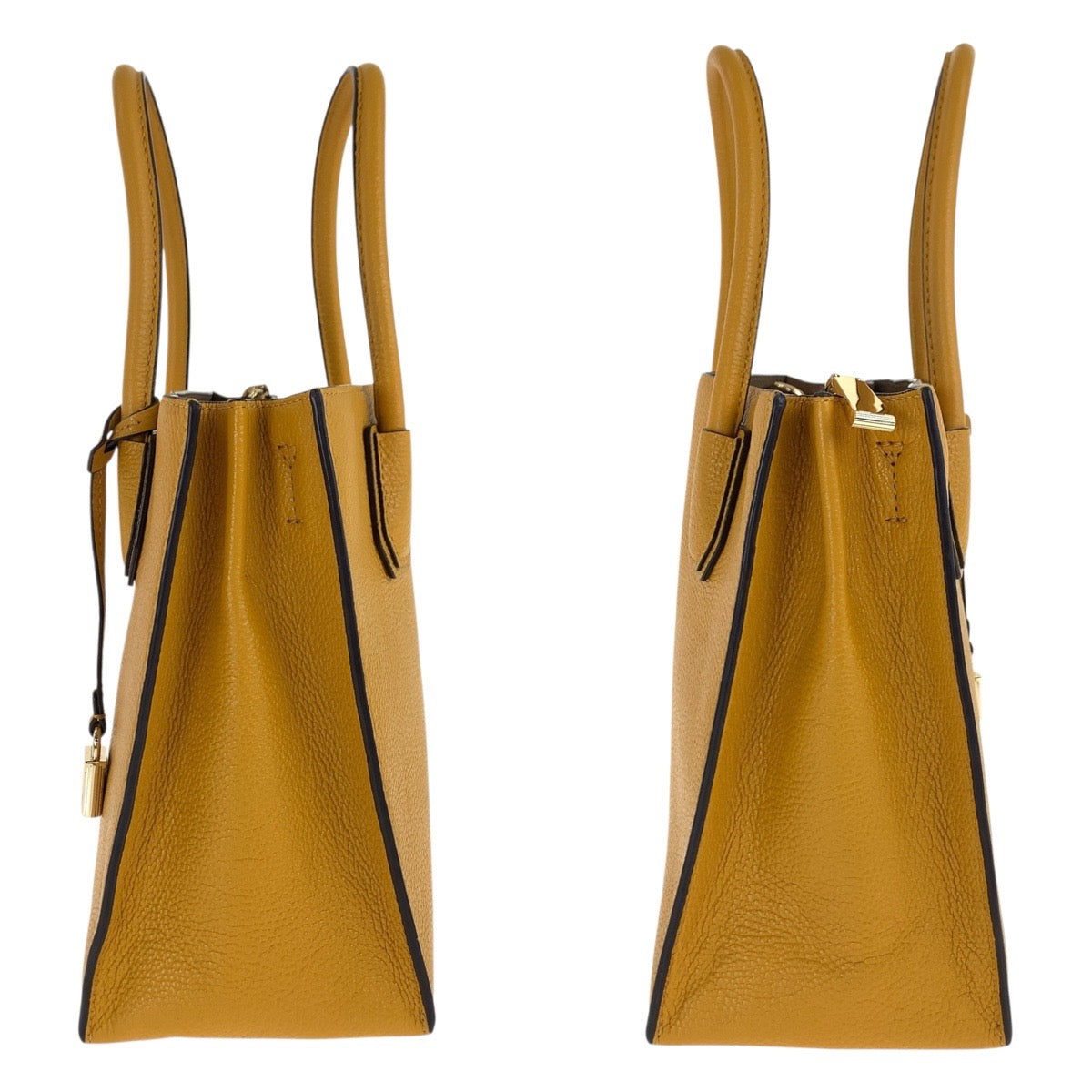 19901
Michael Kors Yellow Gold Hardware Leather Tote Bag Shoulder Bag 2-way Women's ABP15