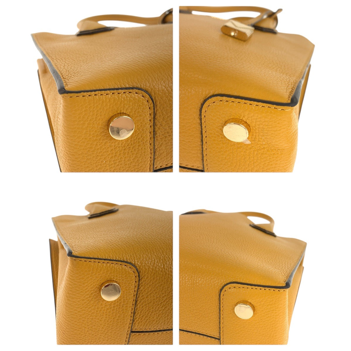19901
Michael Kors Yellow Gold Hardware Leather Tote Bag Shoulder Bag 2-way Women's ABP15