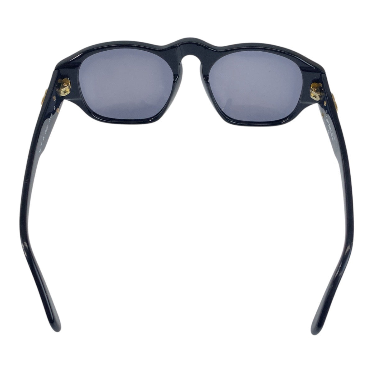 19908
CHANEL シャネル ヴィンテージ ココマーク ブラック ゴールド金具 プラスチック 0006 10 サングラス 男女兼用 ウェリントン レディース ABP20